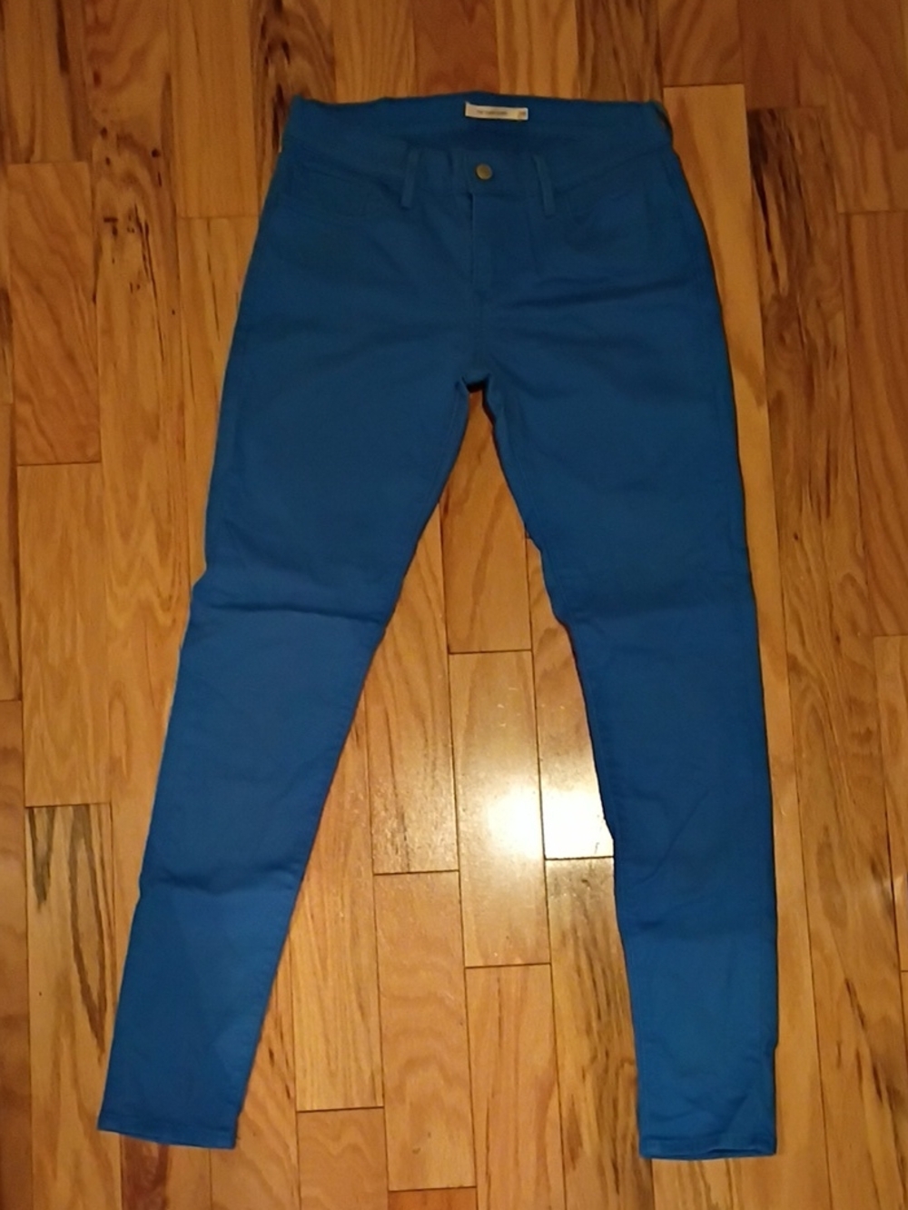 Levi's Electric Blue Stretch Skinny Jeans